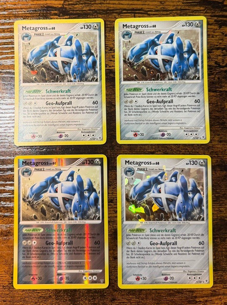 Pokémon Carte collezionabili: Metagross Holo, cracked Ice Holo & Reverse Holo 7 – Usato da Zürich venduto da PEACECOCOON