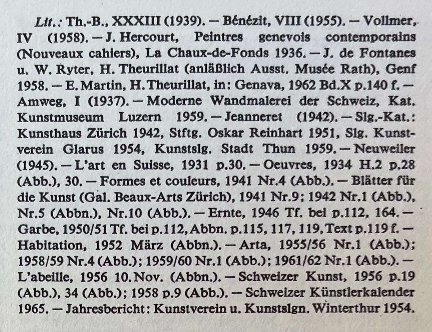 Dipinti: Theurillat Herbert Leon (1896-1987) – Usato da Grosshöchstetten venduto da Perle1951 5