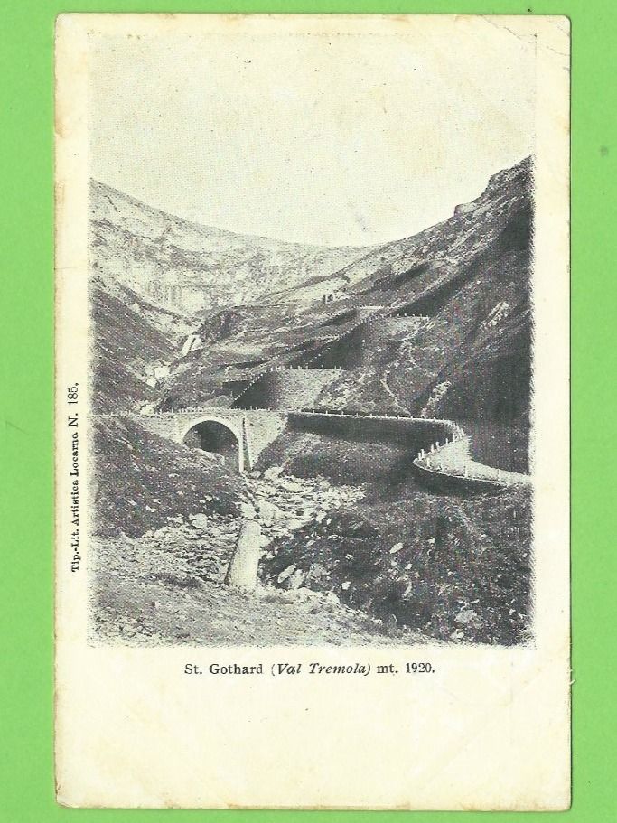 Ansichtskarten: St. Gothard (Val Tremola – Gebraucht aus Zürich von t24_de