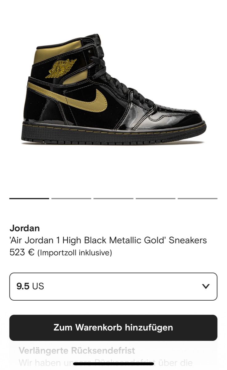 Jordan Scarpe da uomo: Air Jordan 1 Retro High OG – Nuovo e nell'imballaggio originale da Schlieren venduto da Kevek.fashion 5