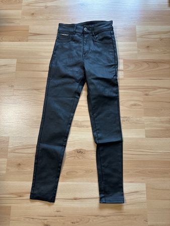 Hose Lederimitat Grösse XS schwarz
