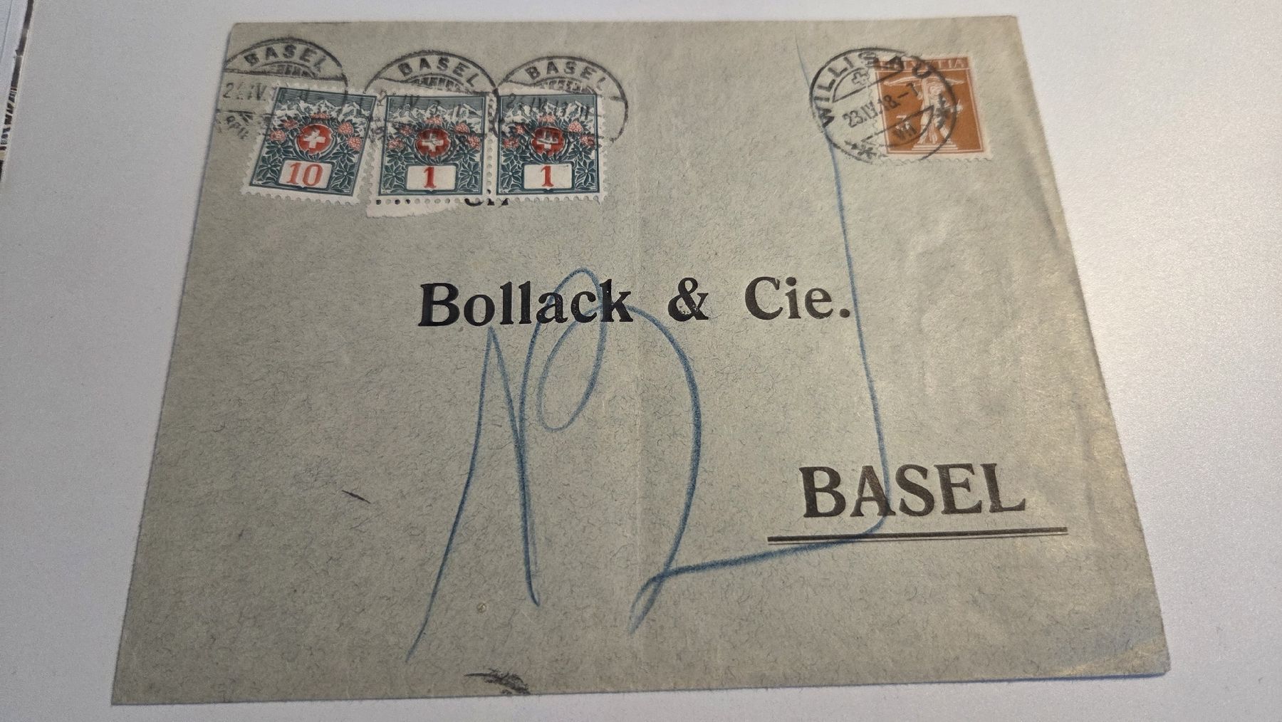 Tutti i francobolli: 1918 Taxbrief Schweiz – Usato da Arni AG venduto da Moth68