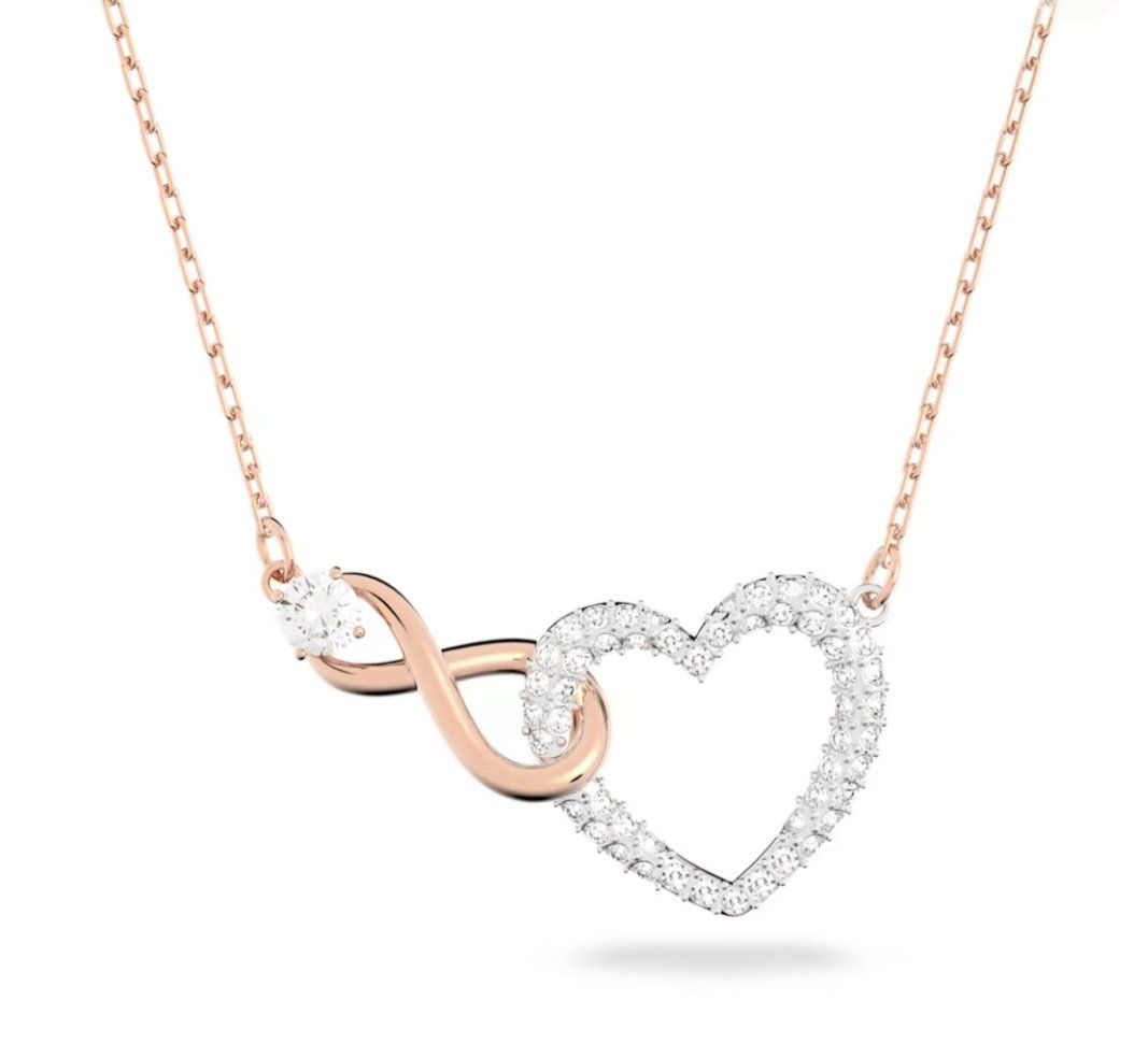 Swarovski Catenine: Collier Swarovski Infinity - Infini et cœur – Nuovo e nell'imballaggio originale da Neuchâtel venduto da Rachel_A 4