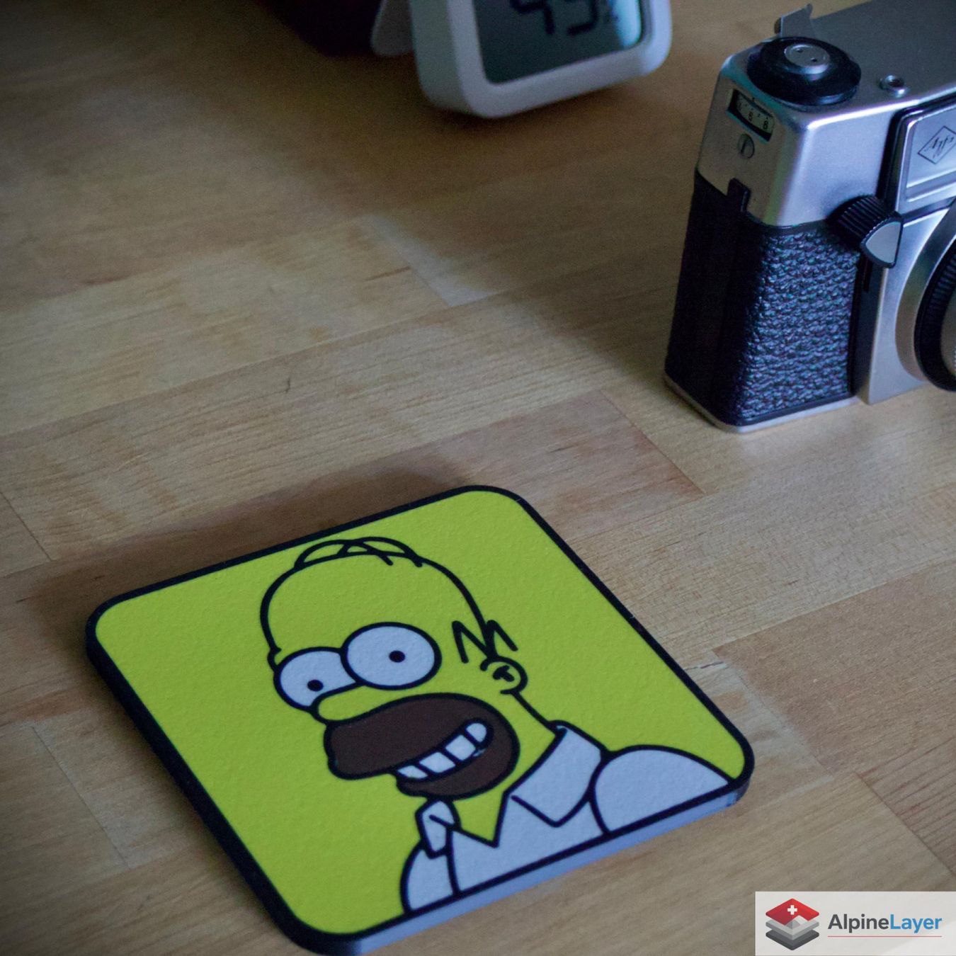 Sottobicchieri: Homer Simpson Coaster 3D Printed Drink Coaster – Nuovo (secondo la descrizione) da Losone venduto da AlpineLayer 1