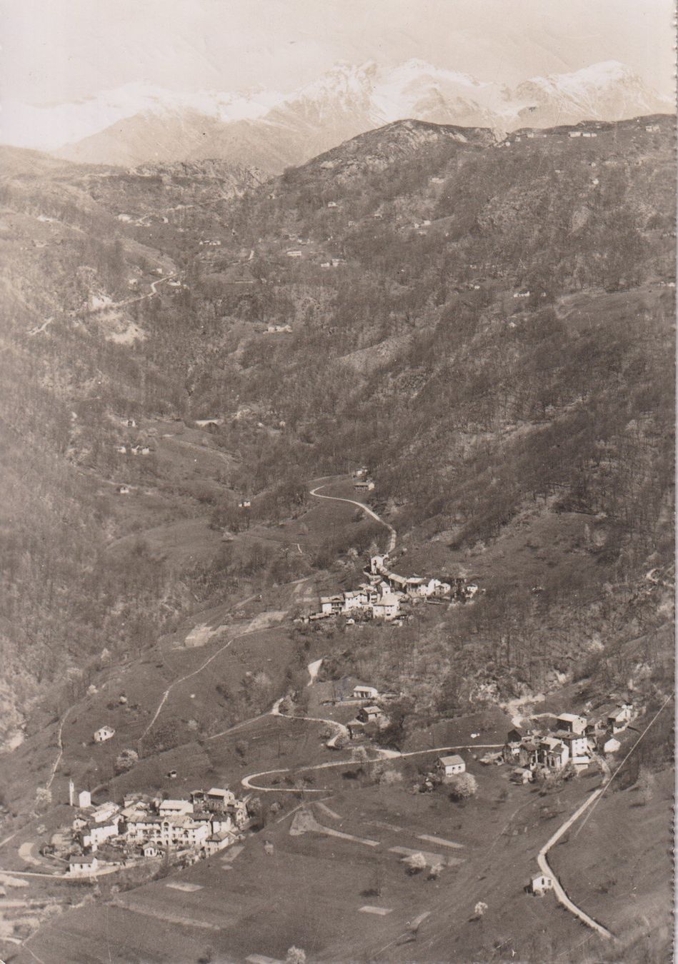 Cartoline postali: AK Lelgio con Odogno e Bettagno 1950 – Usato da Riva San Vitale venduto da MAR-NAPO
