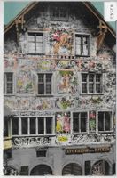 Schaffhausen - Haus zum Ritter - Litho