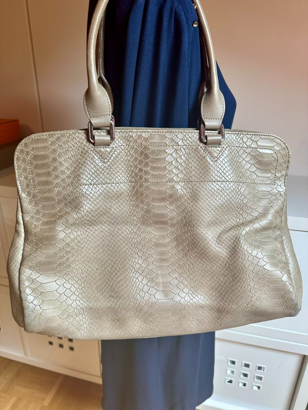 Longchamp Borse da donna: Longchamp Gatsby beige/taupe – Usato da Bernex venduto da euma1976 1
