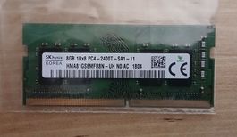 SK hynix 8GB DDR4 - 1Rx8 PC4-2400T-SA1-11 (1804)