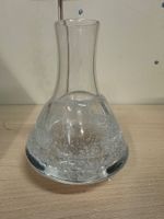 Vase vintage en verre bulles design rétro