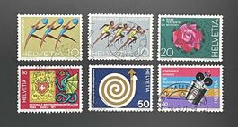 1971 Sonderpostmarken I ʘ 490 - 495