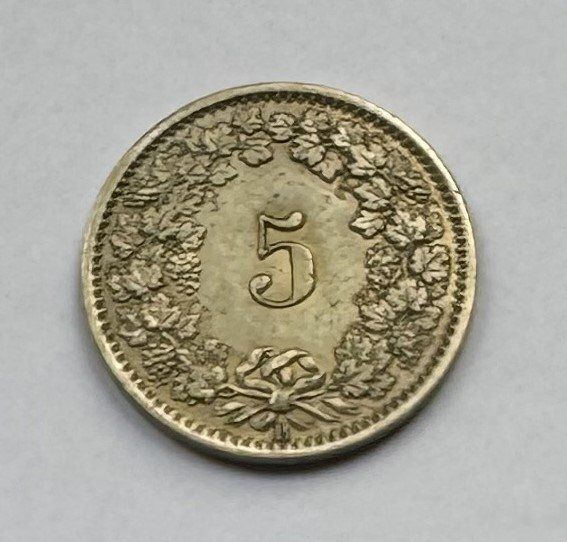 Tutti le monete: 1873 5 Rappen unz – Nuovo (secondo la descrizione) da Kirchberg SG venduto da Zenhad69 1