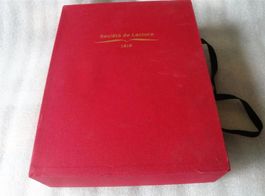 Coffret 200 Ans Société de Lecture Genève 1818-2018 Ed Prest