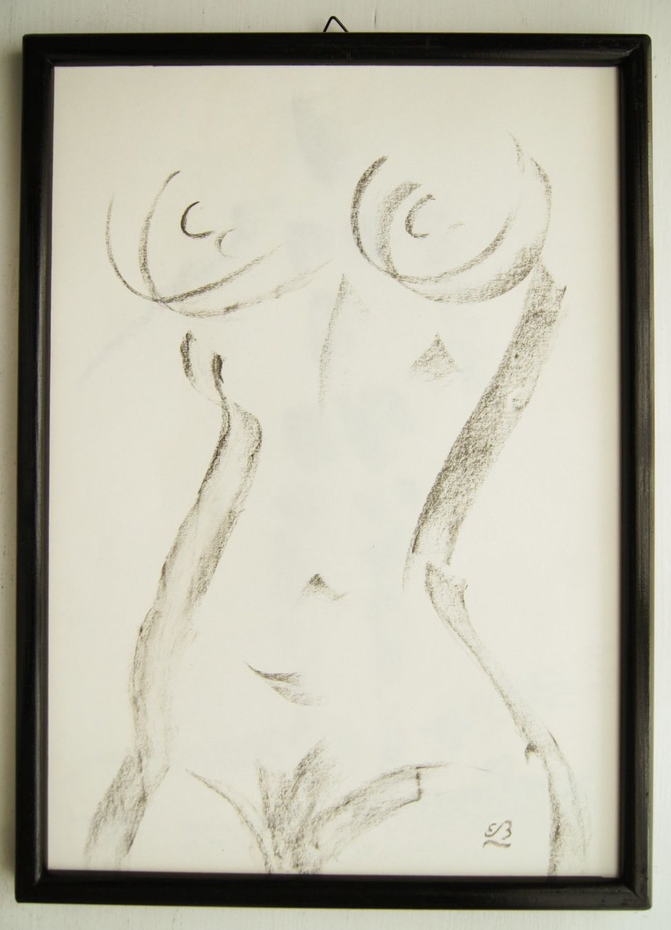 Dipinti: Zeichnung: Brustbild I – Usato da Fribourg venduto da erw_68dx