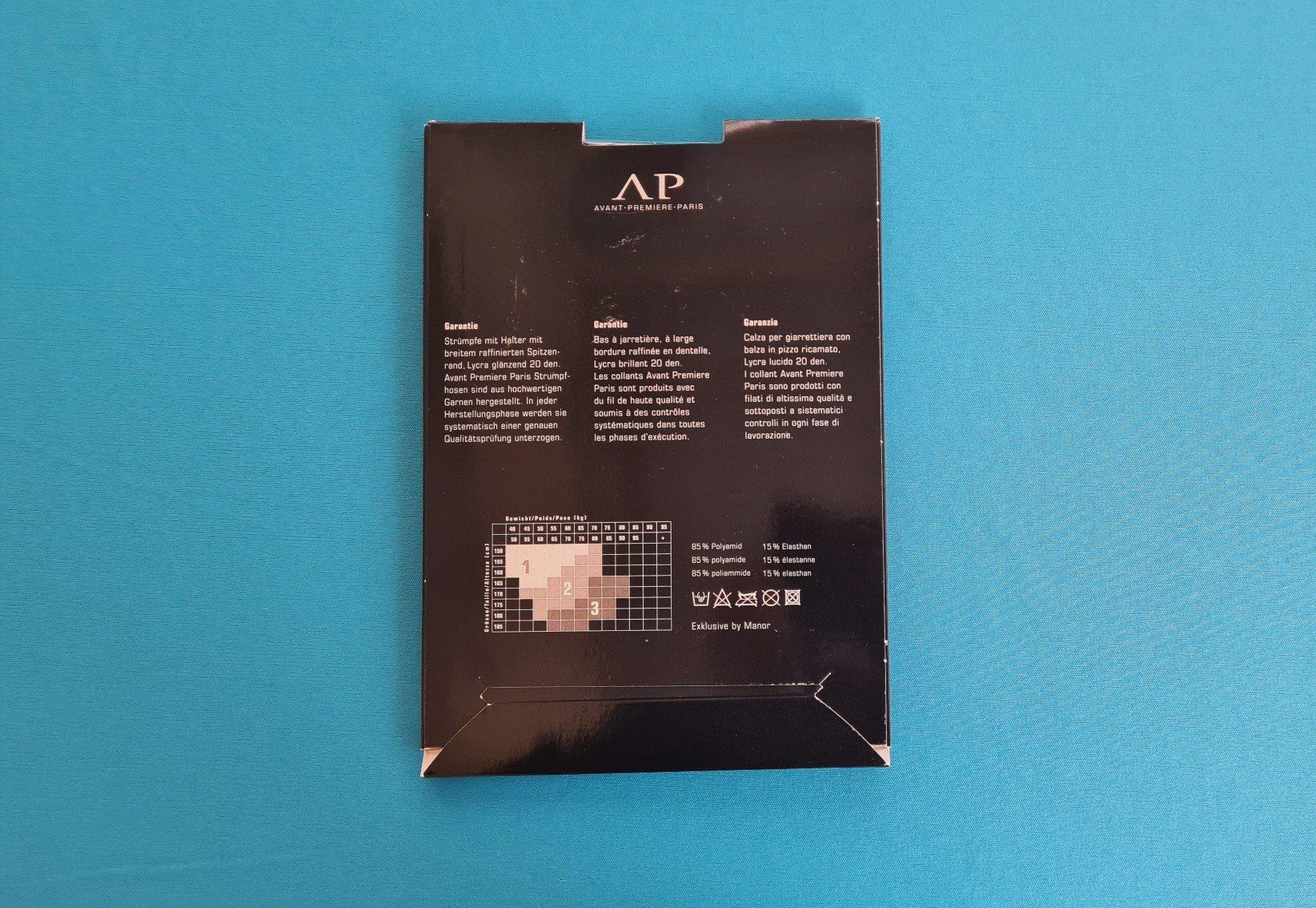 Sonstige Unterwäsche: Strümpfe mit Spitze Farbe Schwarz – Neu und originalverpackt aus Saland von V-Tour 1