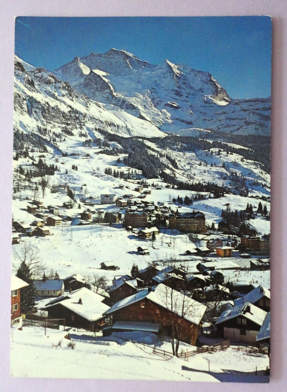 Ansichtskarten: Wengen 1275 m - Jungfrau – Gebraucht aus Fétigny von Billy2miny