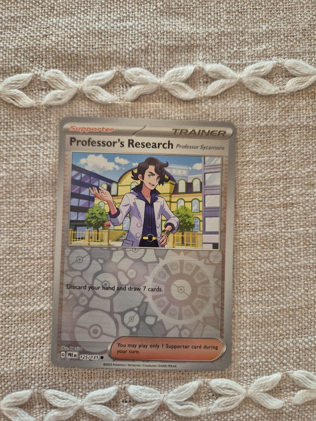 Pokémon Carte collezionabili: Professor's Research Reverse Pokemon PRE 125/131 EN – Nuovo (secondo la descrizione) da Altdorf UR venduto da Josi5588
