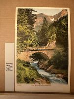 AK alte Brücke bei Adelboden