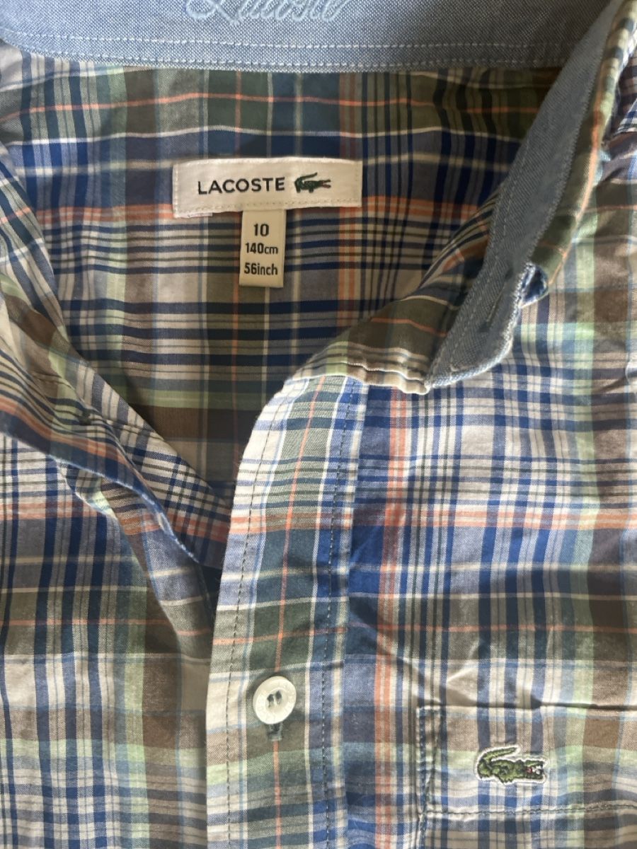 Lacoste Chemises, T-shirts & Polos: Lacoste Hemd, Grösse 140 – Neuf (Voir description) à Cham par dej4vue 1