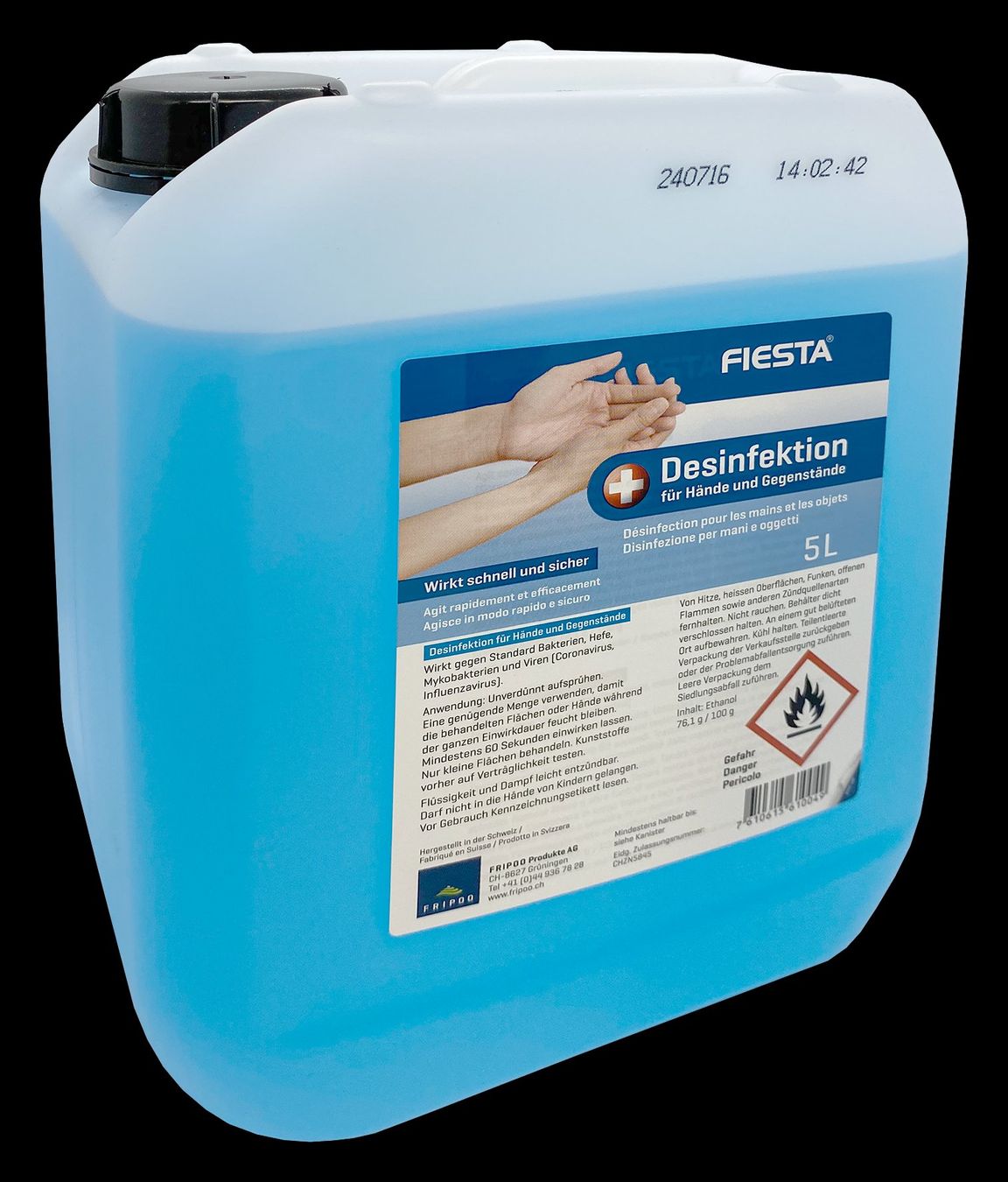 Accessori per altri veicoli: Fiesta Desinfektionsmittel 5l Kanister – Nuovo e nell'imballaggio originale da Ruswil venduto da kellerruswil