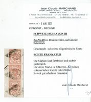 RAYONIII <526>  15RP/20 DREIERSTREIFEN BEFUND