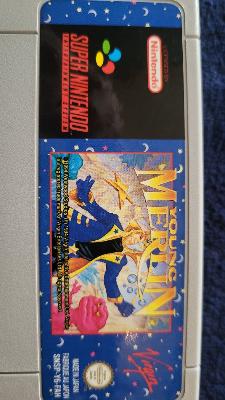 Nintendo Giochi: Young Merlin / Super Nintendo SNES Spiel – Usato da Biel/Bienne venduto da Retrohr 1
