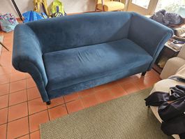 blue sofa