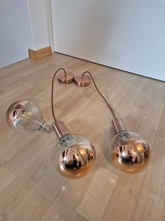 Lampade: 3 Teilig. Lampen Set Kupfer & Messing  – Usato da Langenthal venduto da hab_zw5p 4