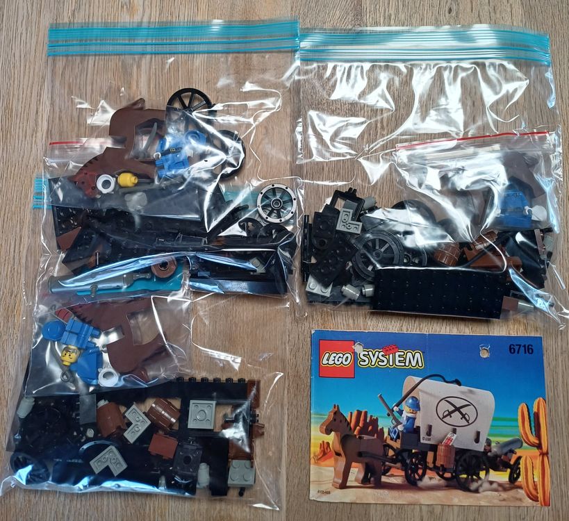 Lego Western 6716 / Planwagen 3 Stück (Gebraucht) in Adetswil für CHF ...