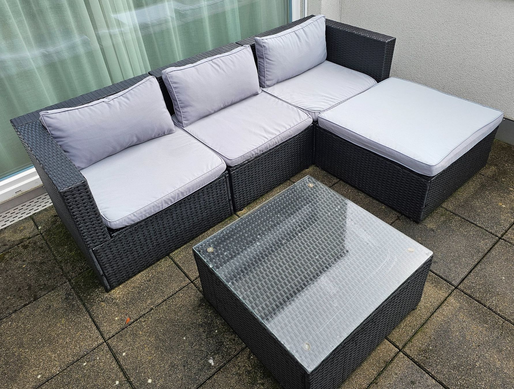 Gonser Sofas: Rattanlounge MALIBU schwarz/anthrazit – Gebraucht aus Moosseedorf von alpiwalk 1