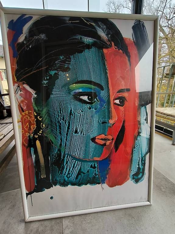 Cornici: Kunstposter mit Bilderrahmen Holz/Glas, 70/100 cm – Usato da rothenburg venduto da Dagla1