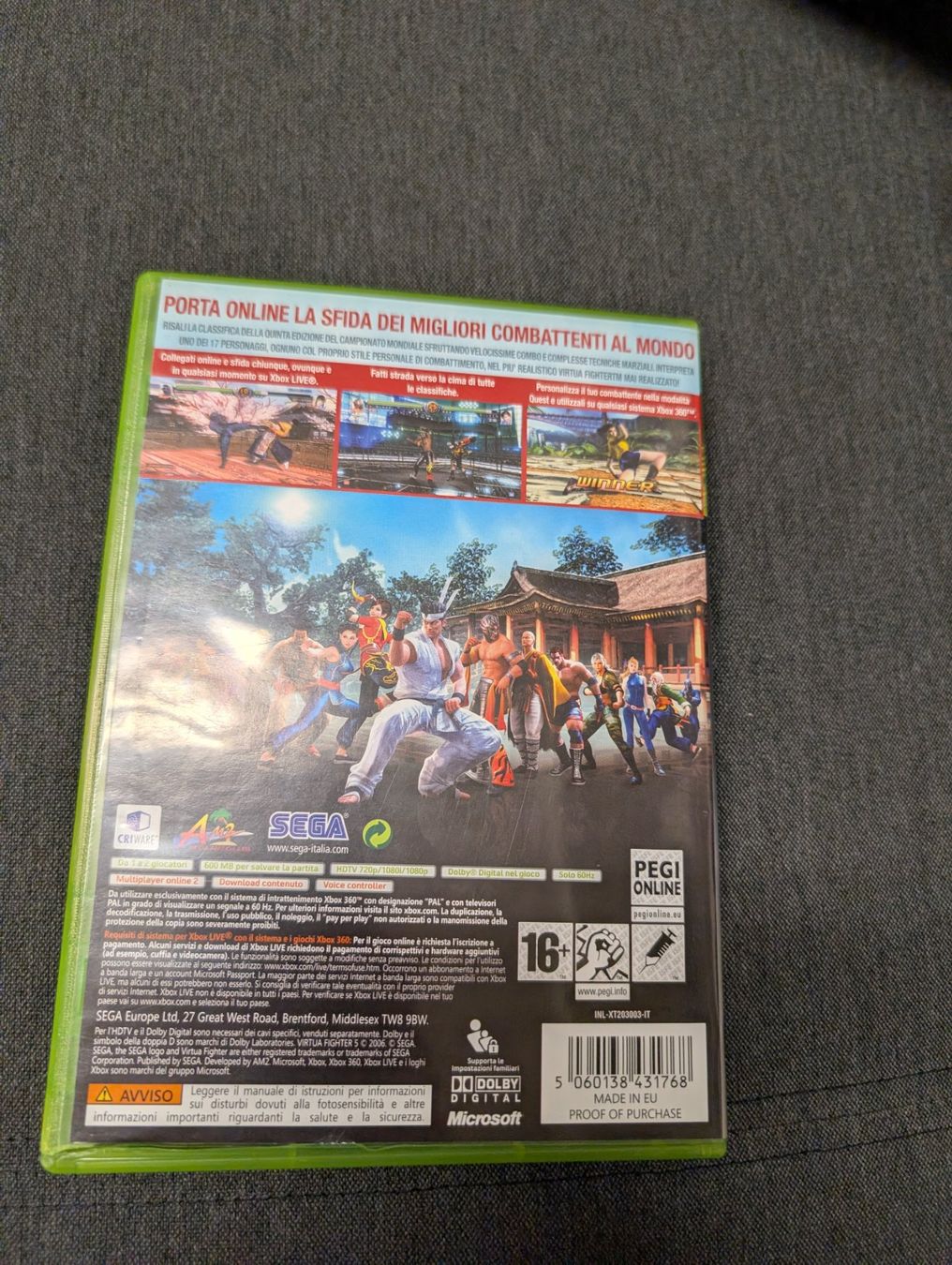 Giochi: Virtua fighter 5 Microsoft Xbox 360 – Usato da Giubiasco venduto da Ticinerd 1