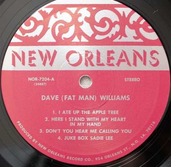 Dischi in vinile: Jazz-LP: Dave "Fat Man" Williams "I ate up the apple tree" – Usato da Hochfelden venduto da mue_lhm9 1