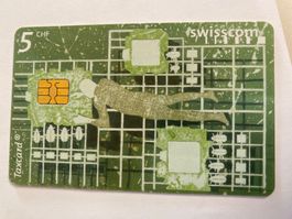 Carte Taxcard Swisscom 5 CHF Harold Studer