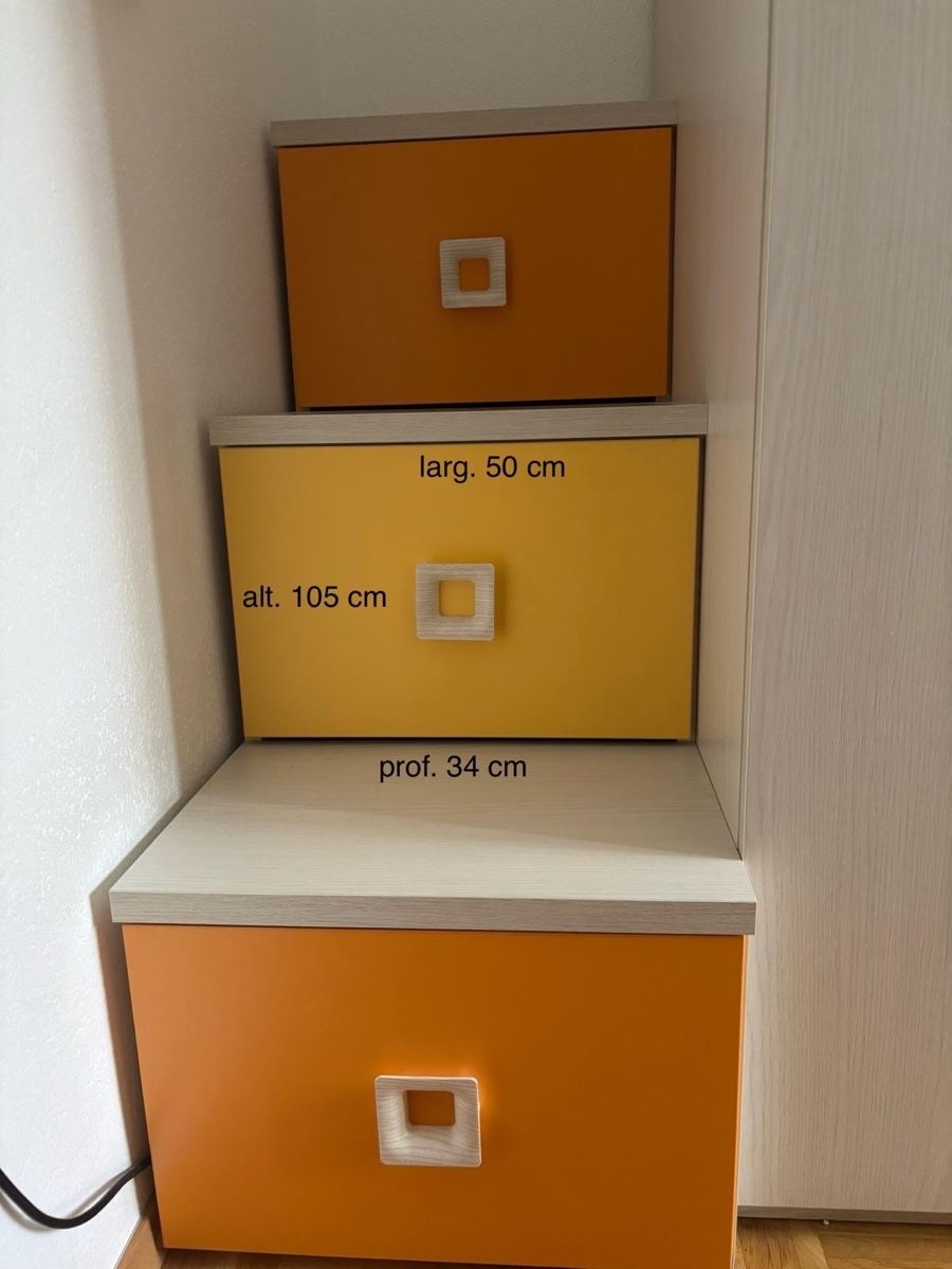 Mobilhome: Mobile componibile per cameretta, arancio/giallo – Gebraucht aus Arbedo von bar_9rsw 5
