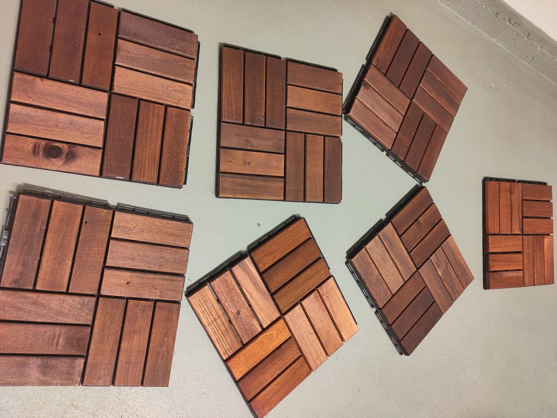 Ikea Rivestimenti per pavimenti: 7 Ikea Holzfliesen neu – Nuovo (secondo la descrizione) da Zürich venduto da babsypsilon 1