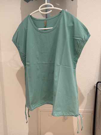 Soyaconcept T-Shirt Gr. L/XL Mintgrün mit Tunnelzug