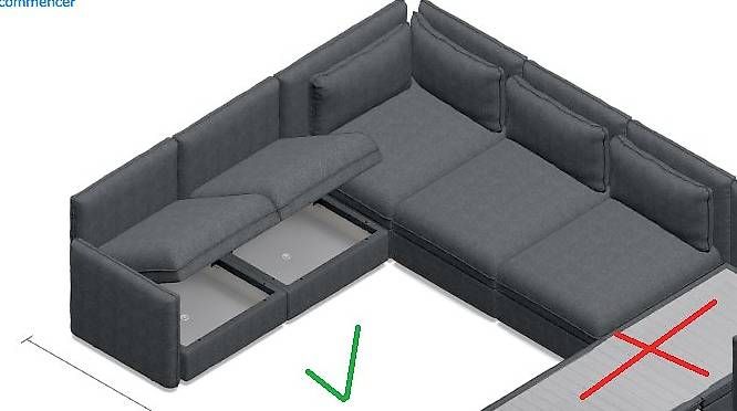 Ikea Divani: Canapé Ikea Vallentuna à donner – Usato da Chêne-Bougeries venduto da aur_hs8r