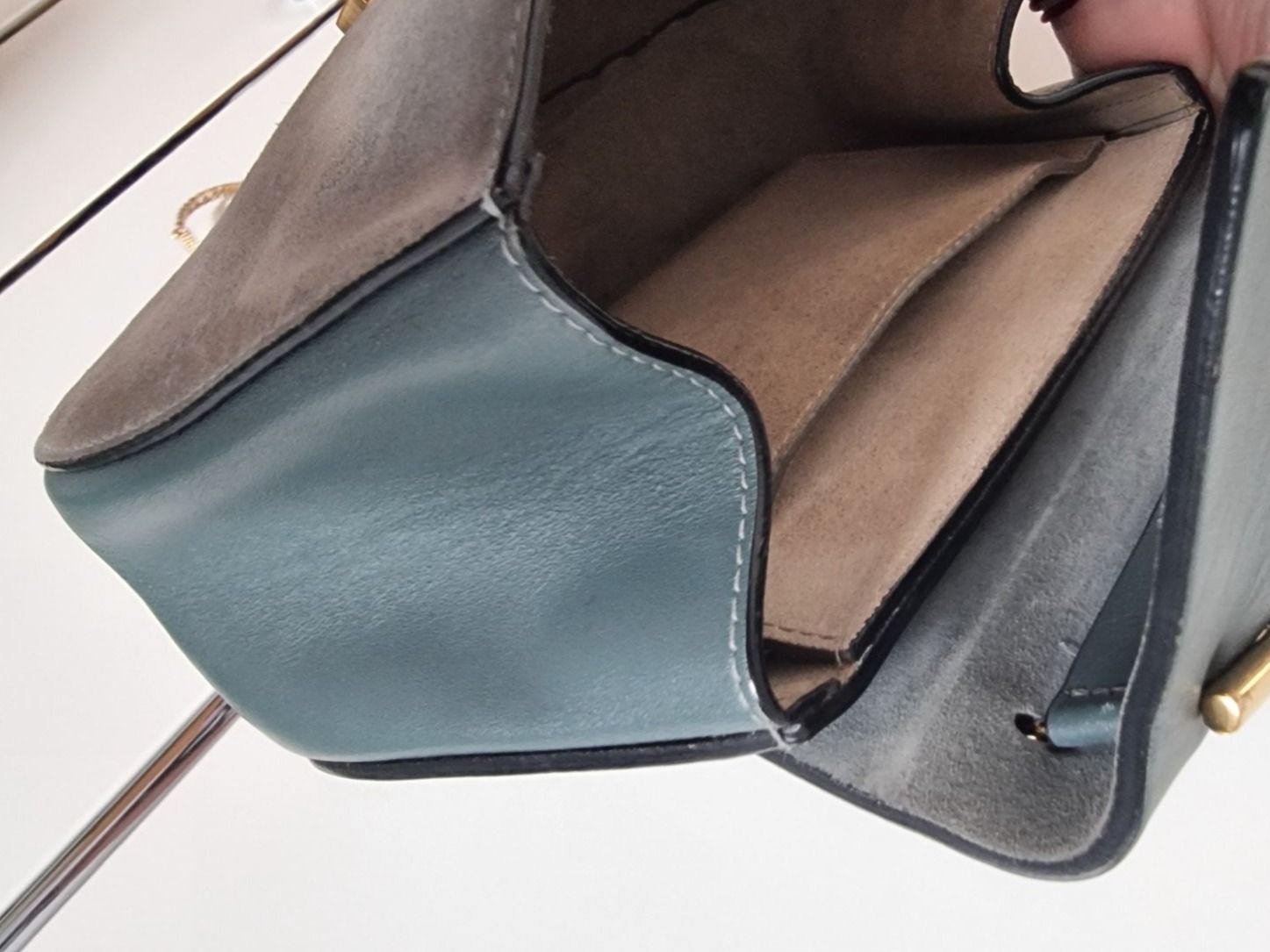 Chloé Borse da donna: Chloé - Drew Bag in Cloudy Blue – Usato da Zürich venduto da Nala2811 8