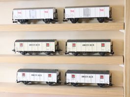 6 x SBB Wagen Set Bell & Anker Schweiz - H0 RivaRoss/Pocher