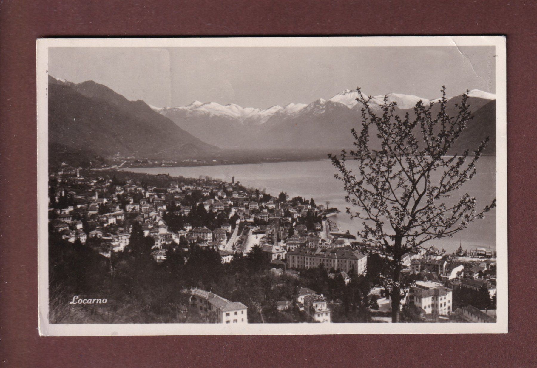 Ansichtskarten: LOCARNO - 1936 // pli d'angle // – Gebraucht aus Pully von nicecards-shop