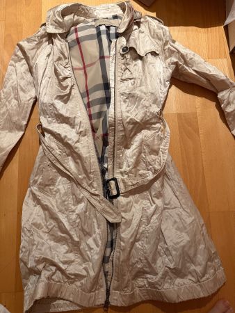 Burberry Jacke Mantel goldig 12Y 152 cm wie neu