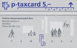 PTT Taxcard Familien-Baugenossenschaft Bern gebraucht