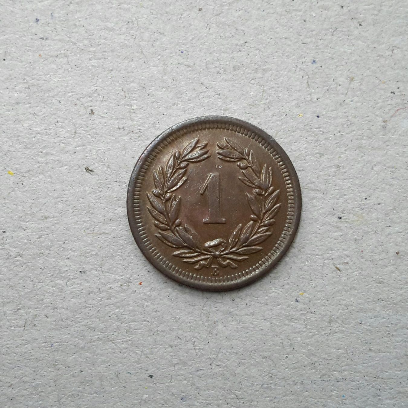 Toutes les monnaies: 1 Rappen 1905, Bronze . – D'occasion à Burgdorf par Olli.34 1
