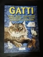 Livre Gatti histoire races alimentation soins. En italien.