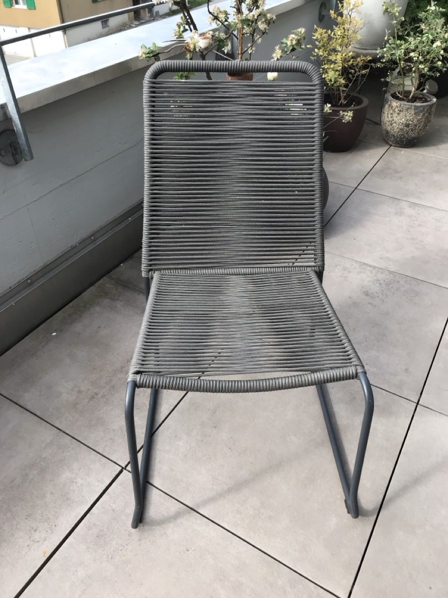 Chaises: 6er Set Balkon Stühle – D'occasion à Obernau par Duplomin