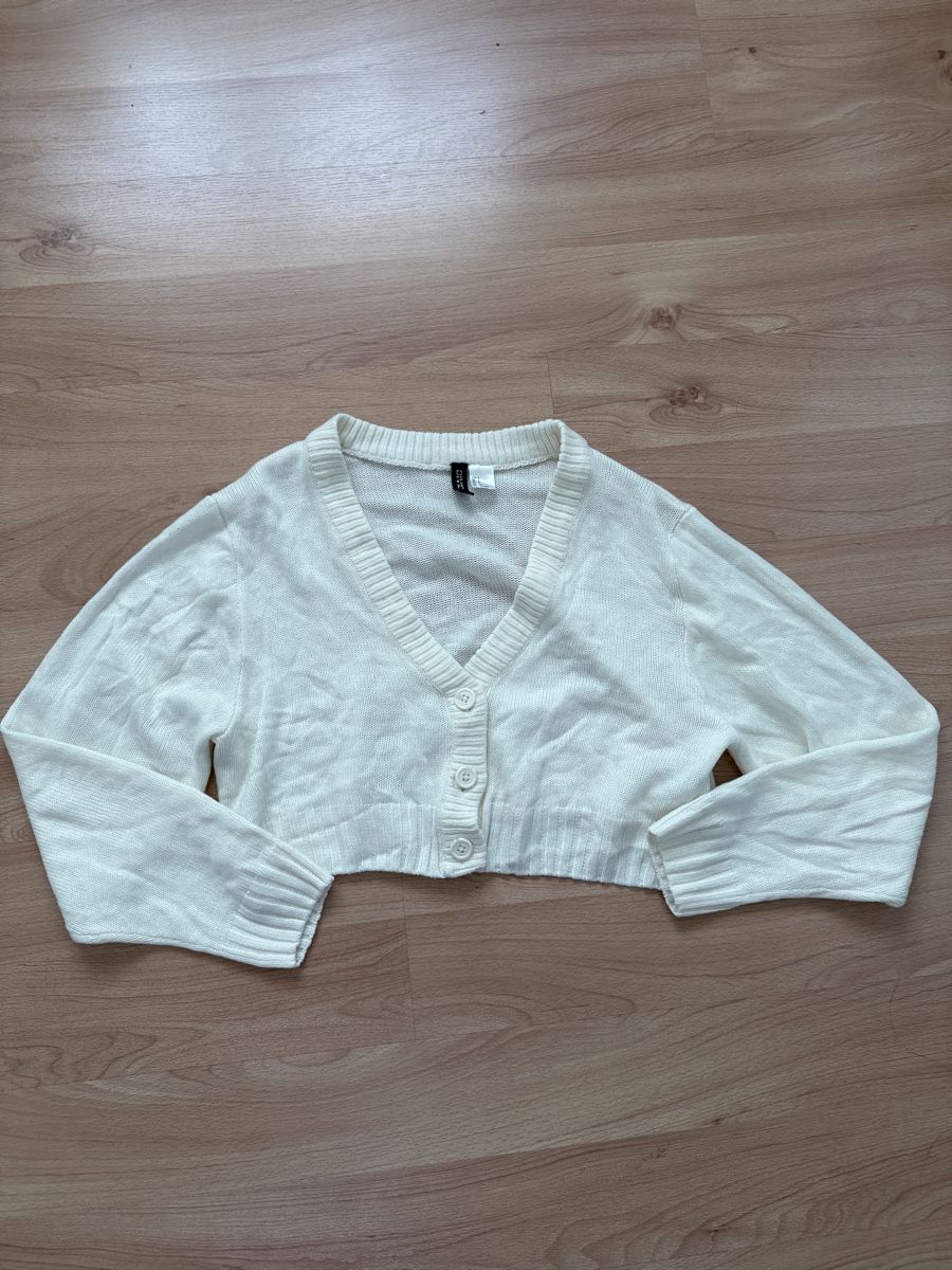 H&M Giacche: H&M Strickjacke, Gr. S, Creme-weiss – Nuovo (secondo la descrizione) da Rotkreuz venduto da tha_lb6g