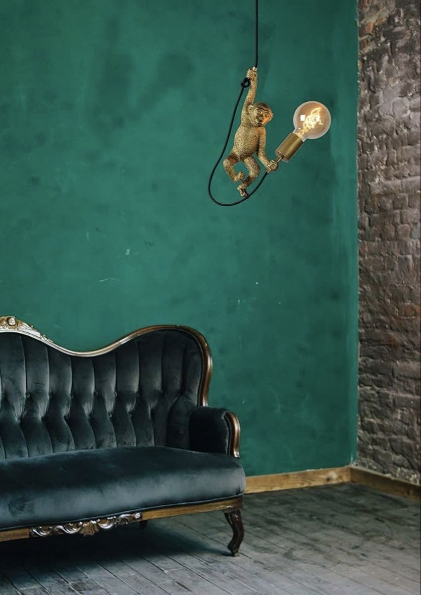 Lampadari & plafoniere: Pendelleuchte E27 Affe Hängelampe Retro Design LED – Nuovo e nell'imballaggio originale da Strengelbach venduto da retourenjaeger.ch 1