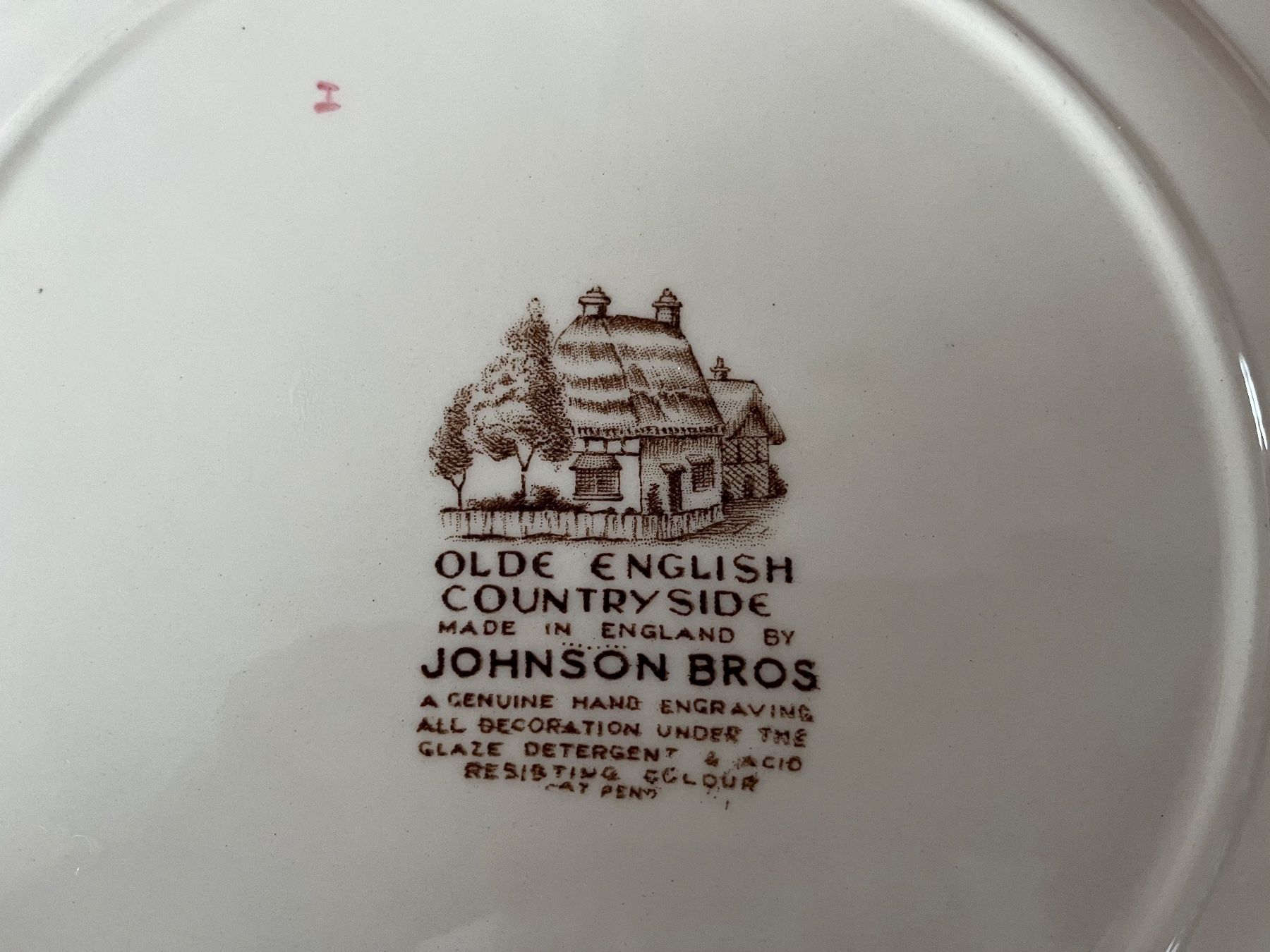 Piatti: Johnson Brothers Servierteller 'Olde English Countryside' – Usato da Oberaegeri venduto da sunbay 1