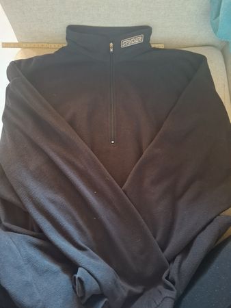 Spyder Fleece Pullover schwarz Grösse L Herren