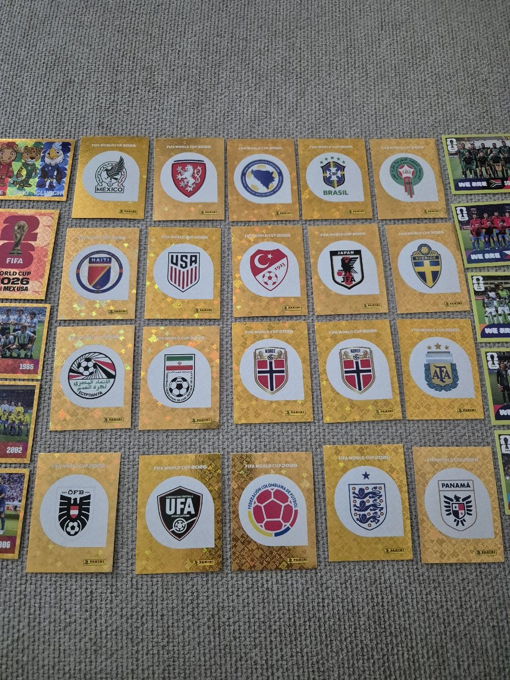 Panini Carte collezionabili: Panini WM 2026 spezielle Stickers – Nuovo (secondo la descrizione) da Zürich venduto da pet_j9xl 2